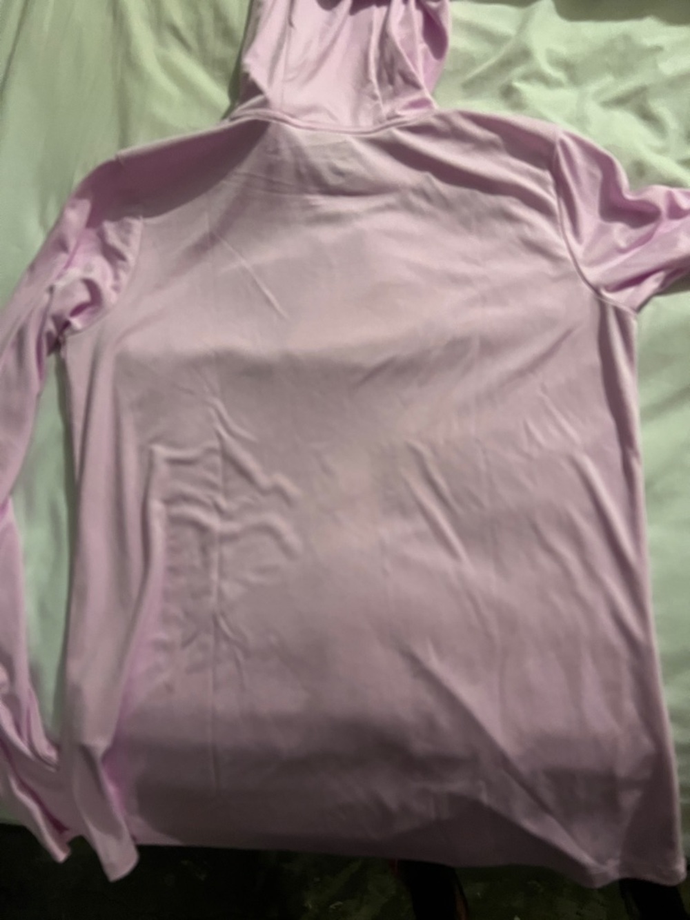 Under Armour Light Pink Performance Hooded Pullover - Picture 6 of 6